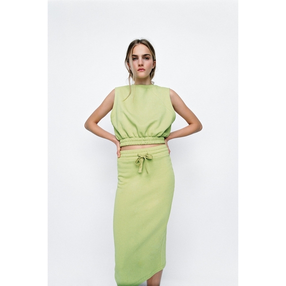 Zara midi fleece skirt - Picture 5 of 7